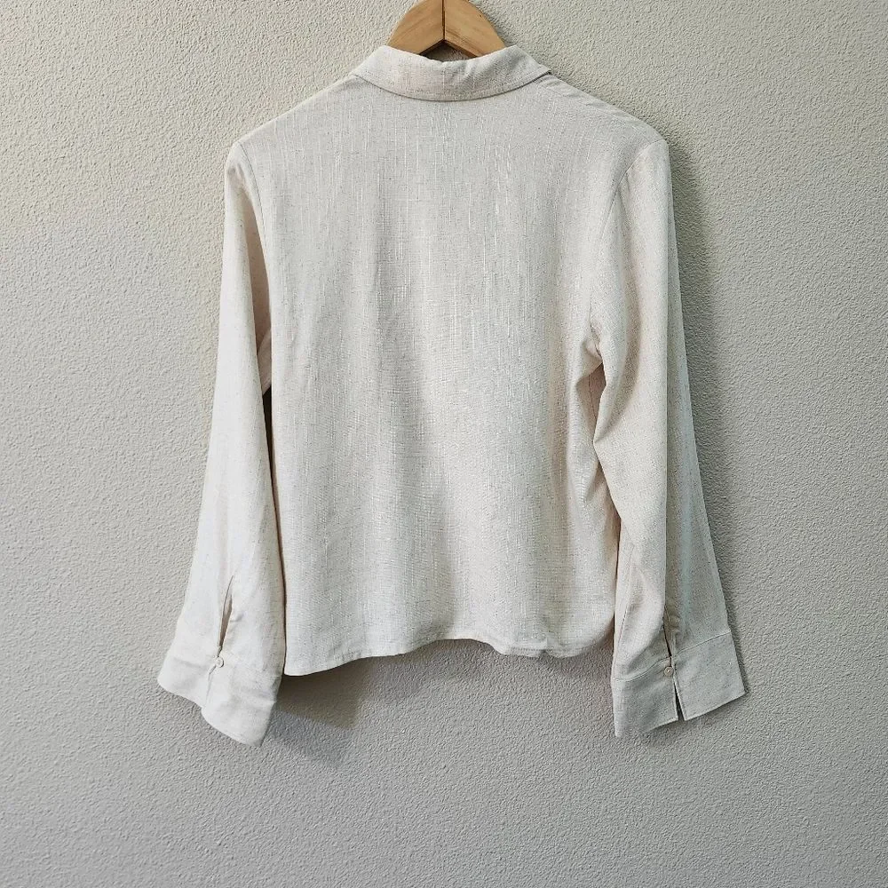 Divided H&M Linen Blend Shirt - Picture 2 of 12
